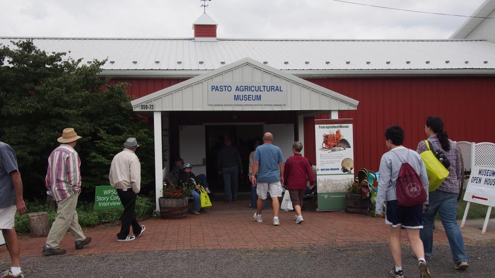 Wheat threshing, axes, cow names, crumpets at Pasto Museum at Ag